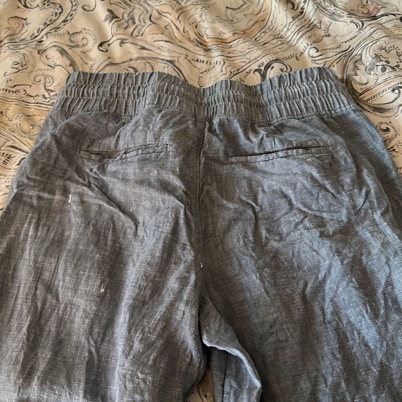 Athleta Chambray Linen Wide Leg Pants - Picture 4 of 4